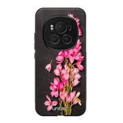 Honor Magic 6 Pro kukka suojakuoret - Pink Flowers - Ei