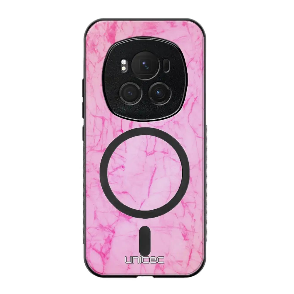 Honor Magic 6 Pro marmori suojakuoret - Light Pink Marble