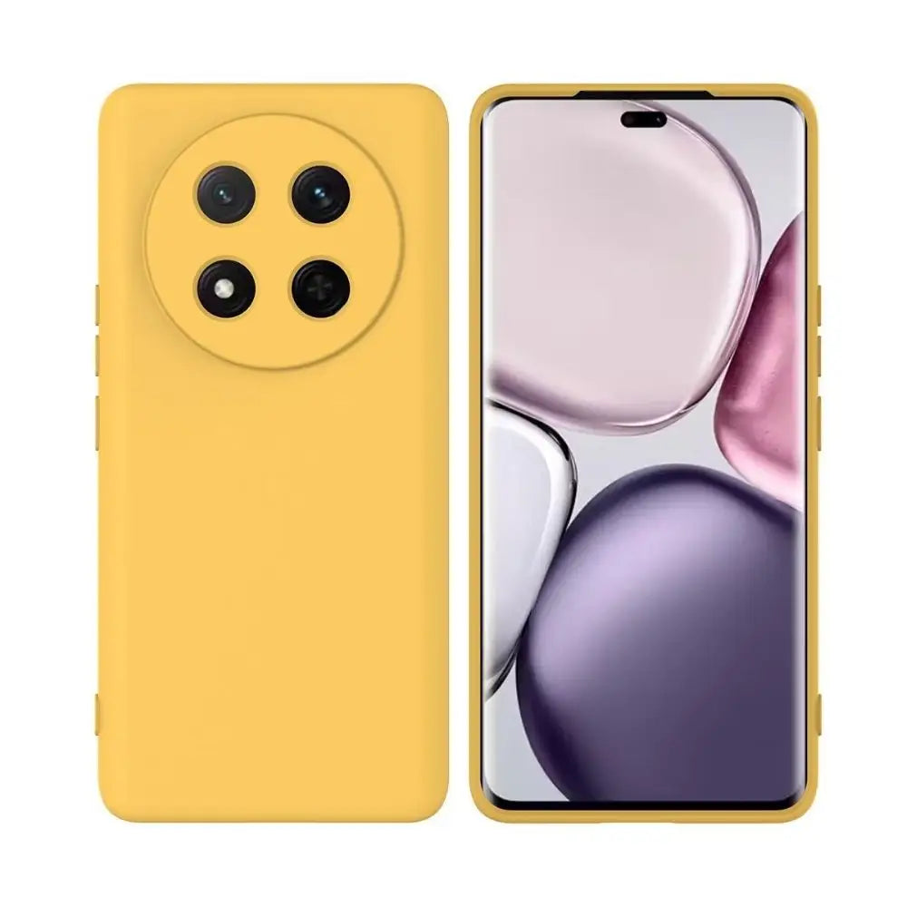 Honor Magic 7 Lite Silikonikuori - Keltainen