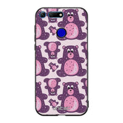 Honor View 20 suojakuoret - Purple Teddy Bear - Ei