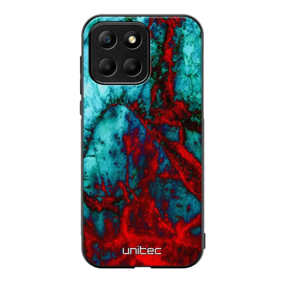 Honor X6 marmori suojakuoret - Blue Red Marble - Ei