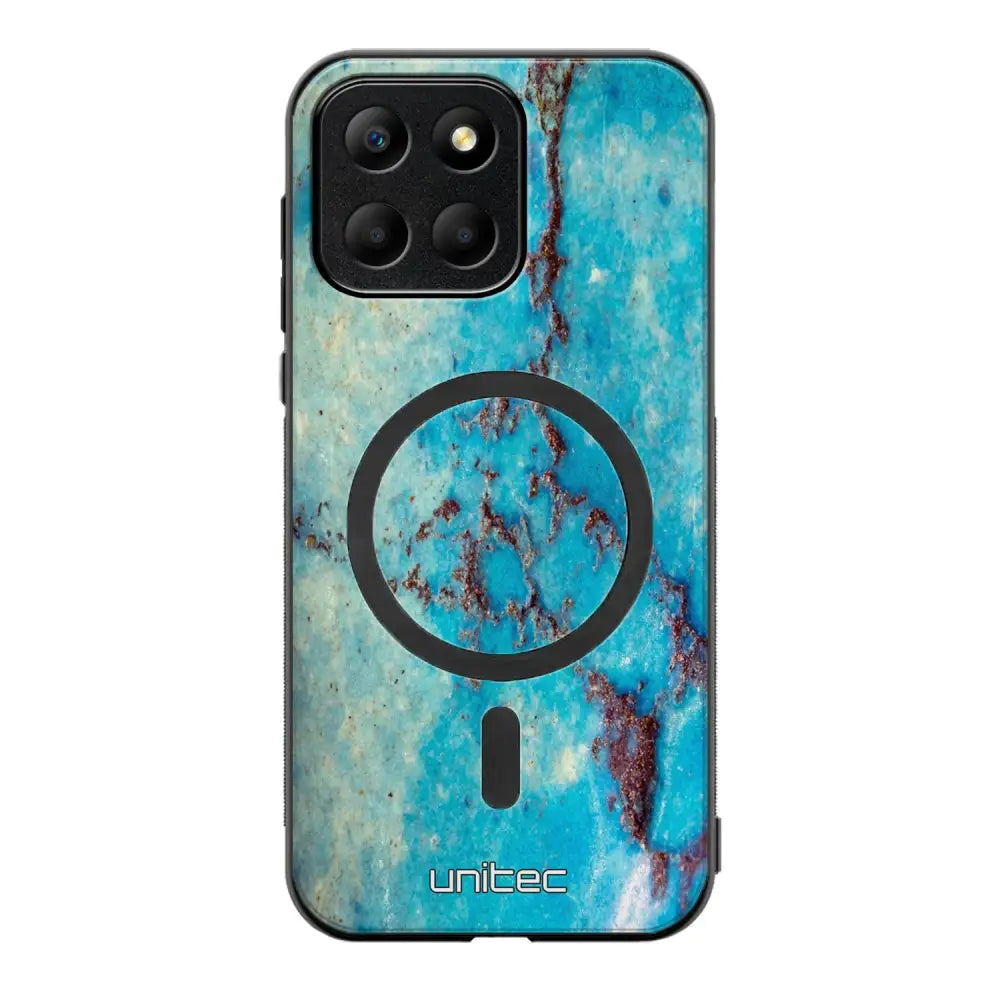 Honor X6 marmori suojakuoret - Turquoise Marble
