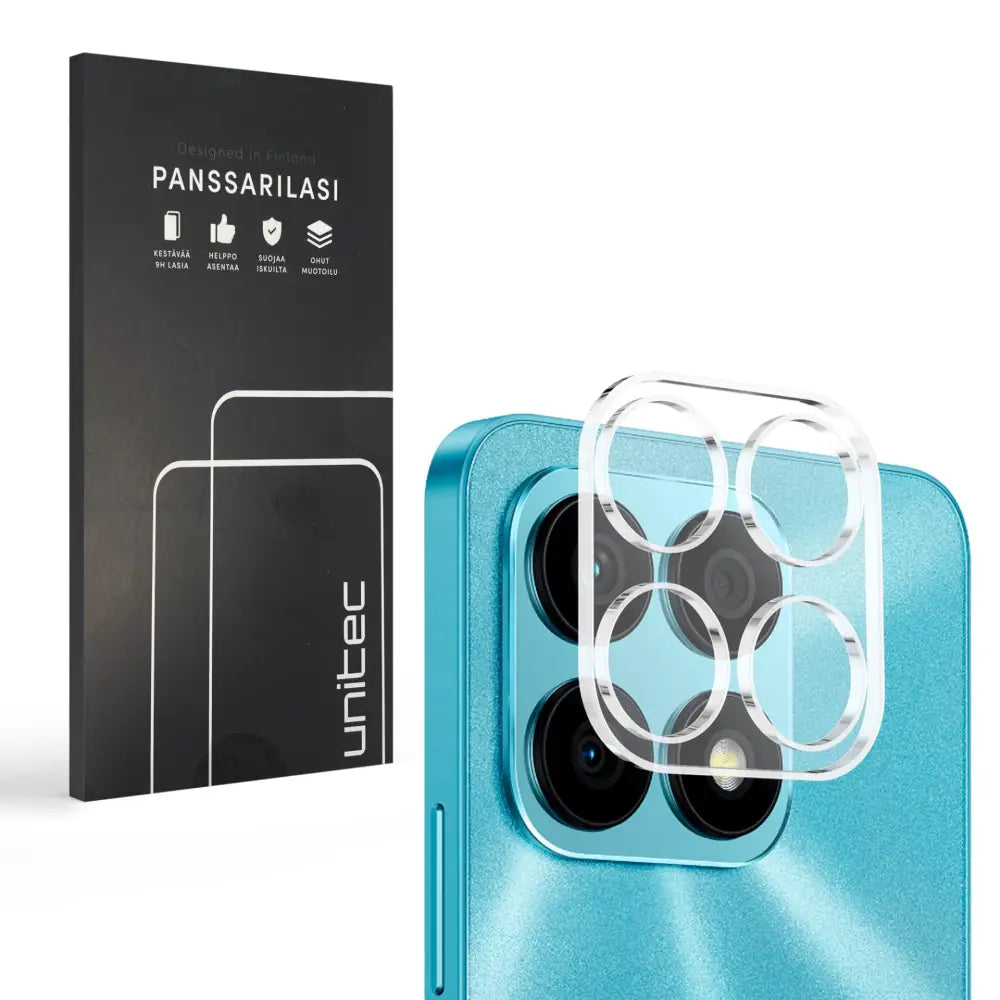 Honor X6a panssarilasi, jossa on kirkas rengassuunnittelu älypuhelimille