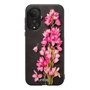 Honor X7 kukka suojakuoret - Pink Flowers - Ei