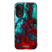 Honor X7 marmori suojakuoret - Blue Red Marble - Ei