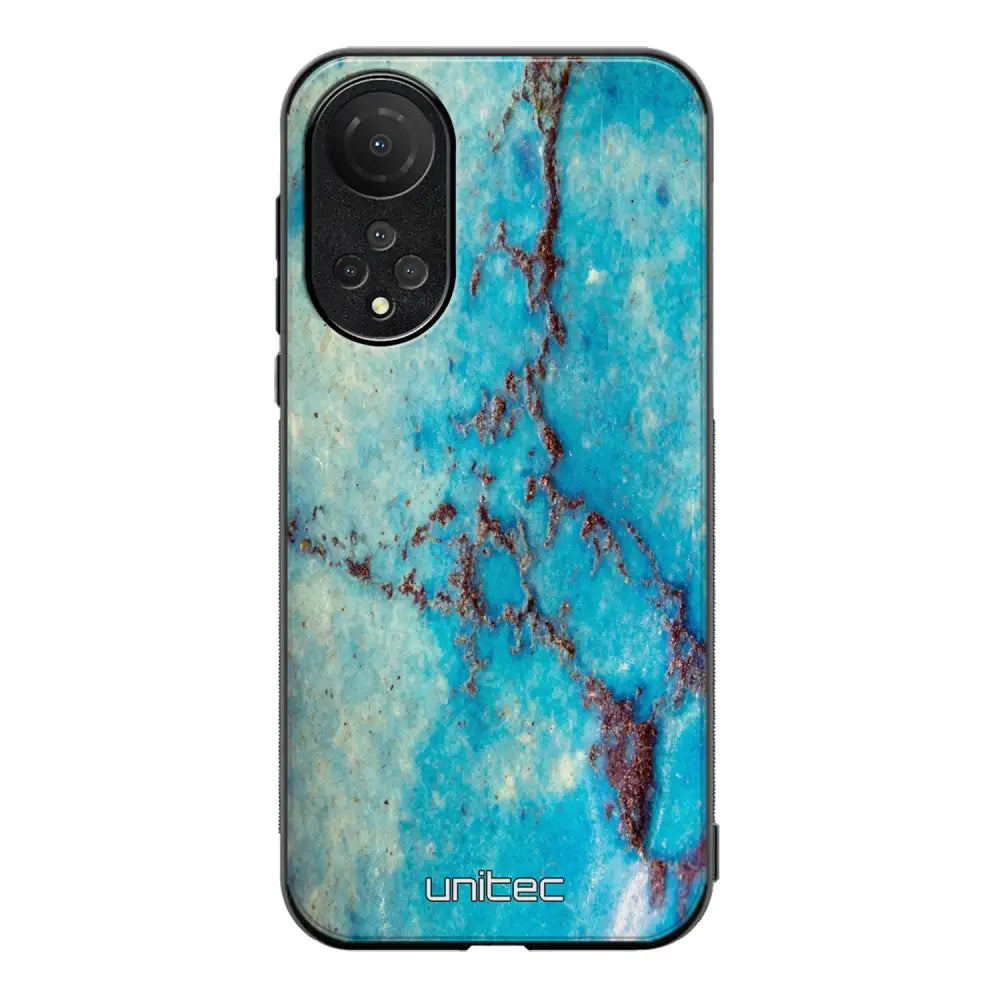 Honor X7 marmori suojakuoret - Turquoise Marble - Ei
