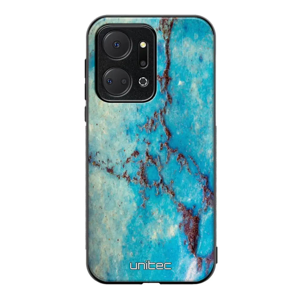 Honor X7a marmori suojakuoret - Turquoise Marble - Ei