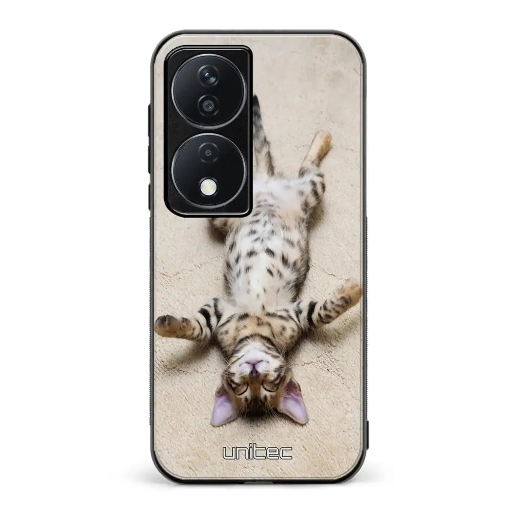 Honor X7b kissa suojakuoret - Relaxing Cat - Ei