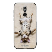 Huawei Mate 20 Lite kissa suojakuoret - Relaxing Cat - Ei