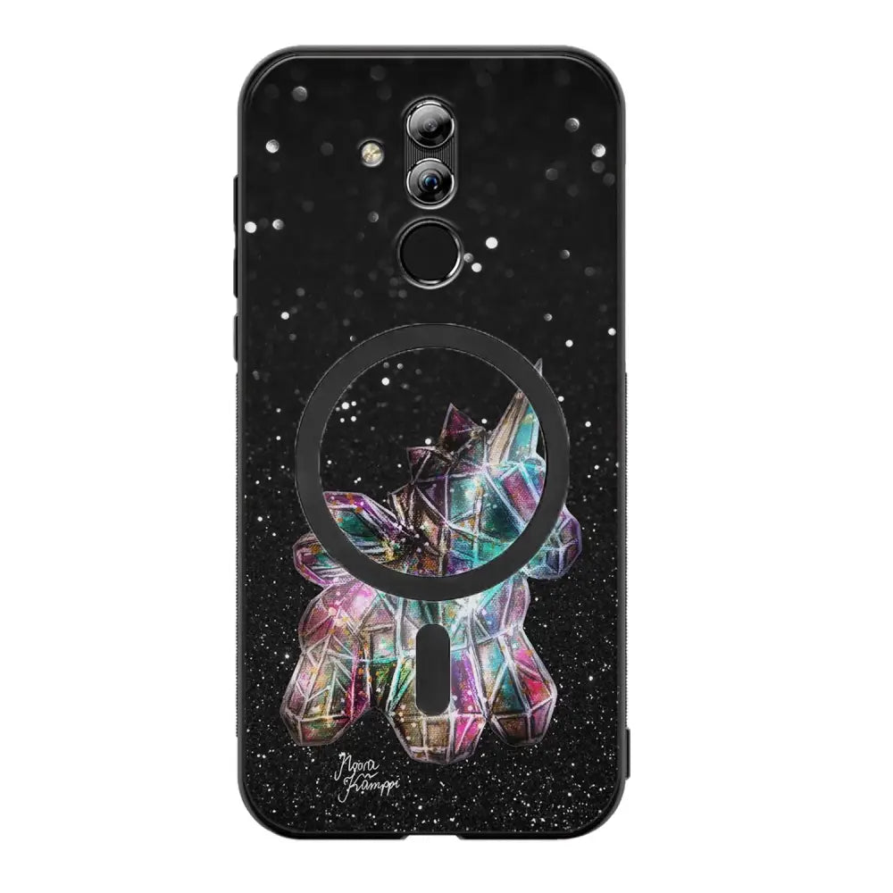 Huawei Mate 20 Lite unicorn suojakuoret - Valkoinen - Noora Kämppi