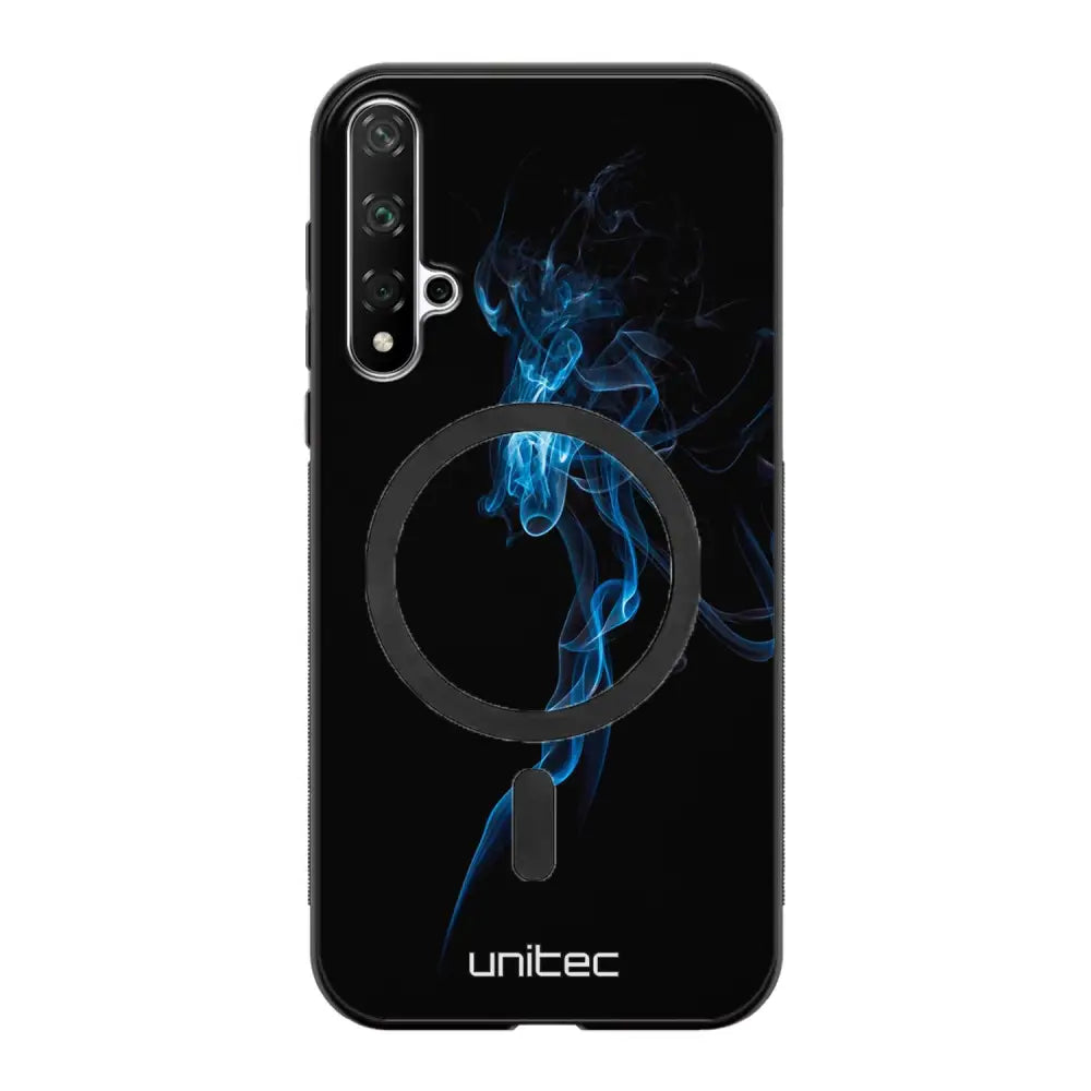 Huawei Nova 5T suojakuoret - Blue Smoke On Black