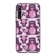 Huawei Nova 5T suojakuoret - Purple Teddy Bear - Ei