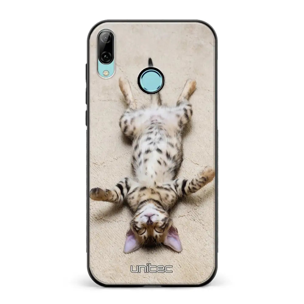 Huawei P Smart 2019 kissa suojakuoret - Relaxing Cat - Ei