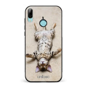 Huawei P Smart 2019 kissa suojakuoret - Relaxing Cat - Ei