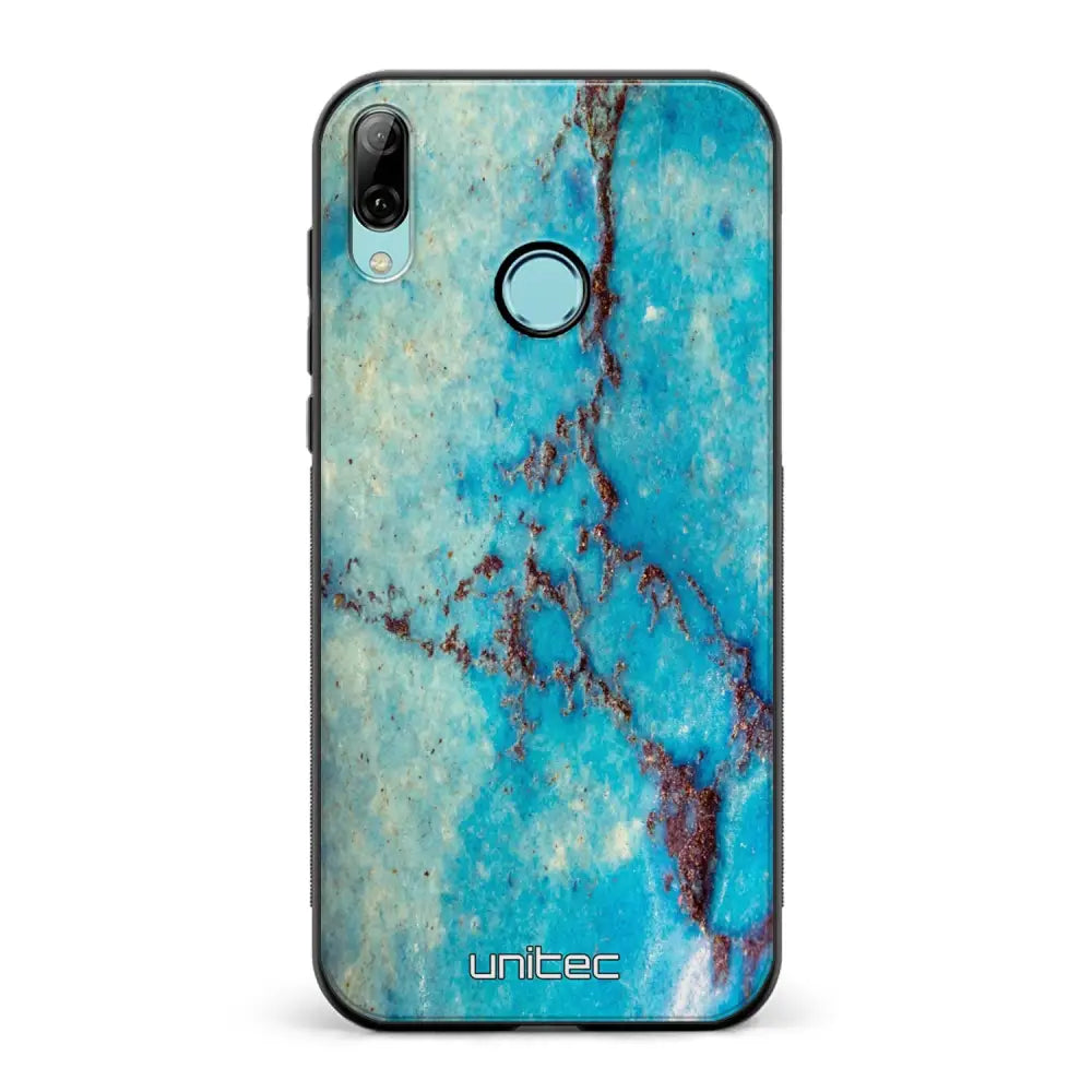 Huawei P Smart 2019 marmori suojakuoret - Turquoise Marble - Ei