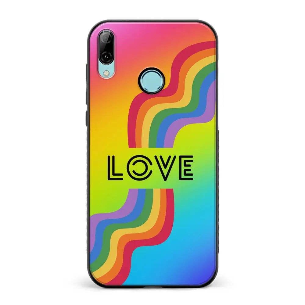 Huawei P Smart 2019 pride suojakuoret - Love - Ei