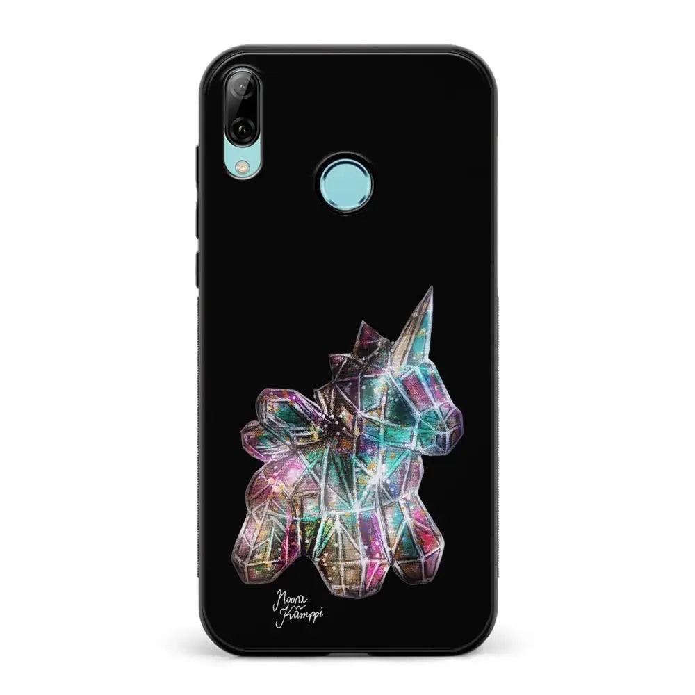 Huawei P Smart 2019 unicorn suojakuoret - Musta - Noora Kämppi - Ei