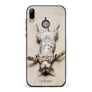 Huawei P20 Lite kissa suojakuoret - Relaxing Cat - Ei