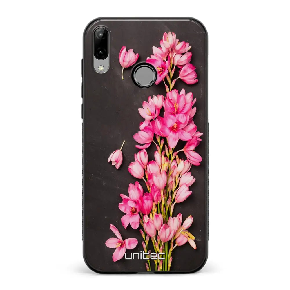 Huawei P20 Lite kukka suojakuoret - Pink Flowers - Ei