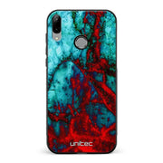 Huawei P20 Lite marmori suojakuoret - Blue Red Marble - Ei