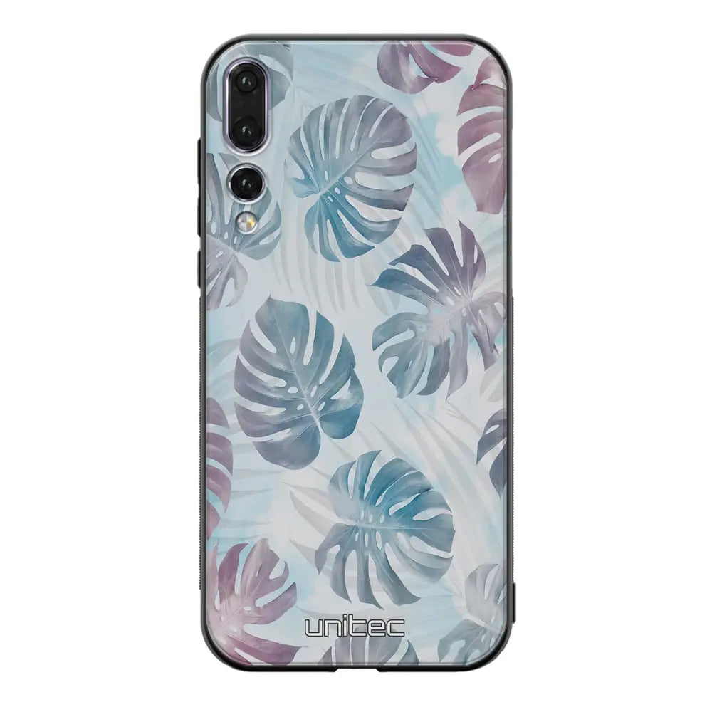 Huawei P20 Pro kukka suojakuoret - Monstera Texture - Ei