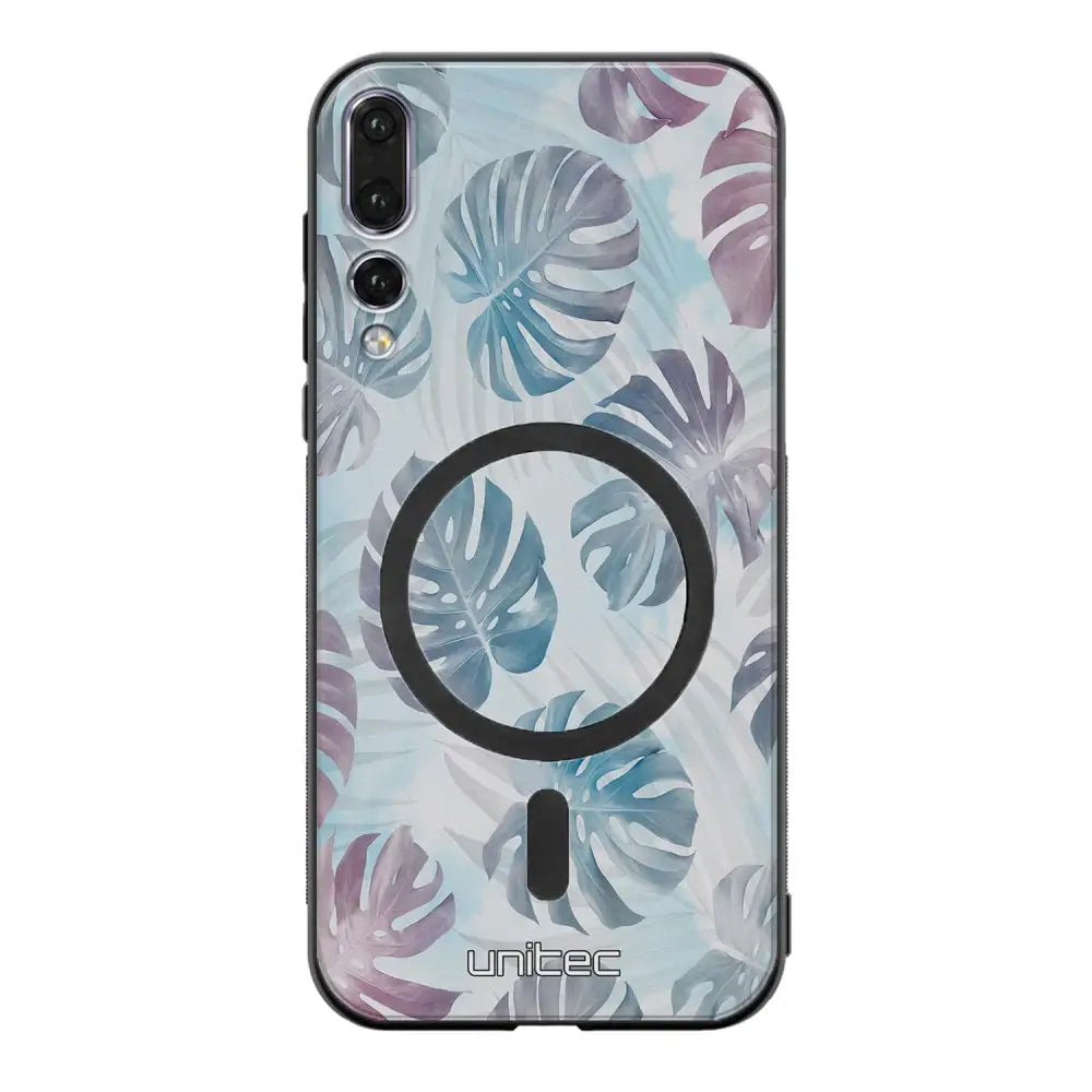 Huawei P20 Pro kukka suojakuoret - Monstera Texture