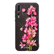 Huawei P20 Pro kukka suojakuoret - Pink Flowers - Ei