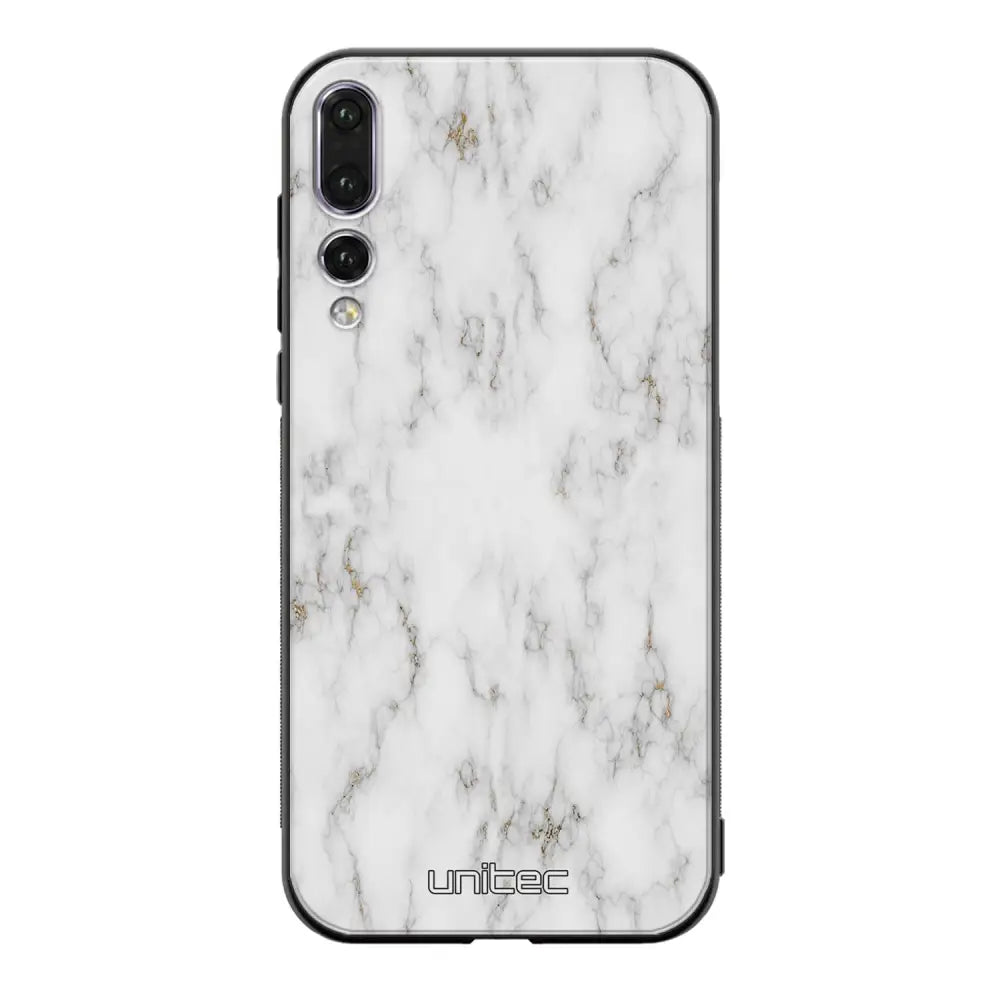 Huawei P20 Pro marmori suojakuoret - White Marble - Ei
