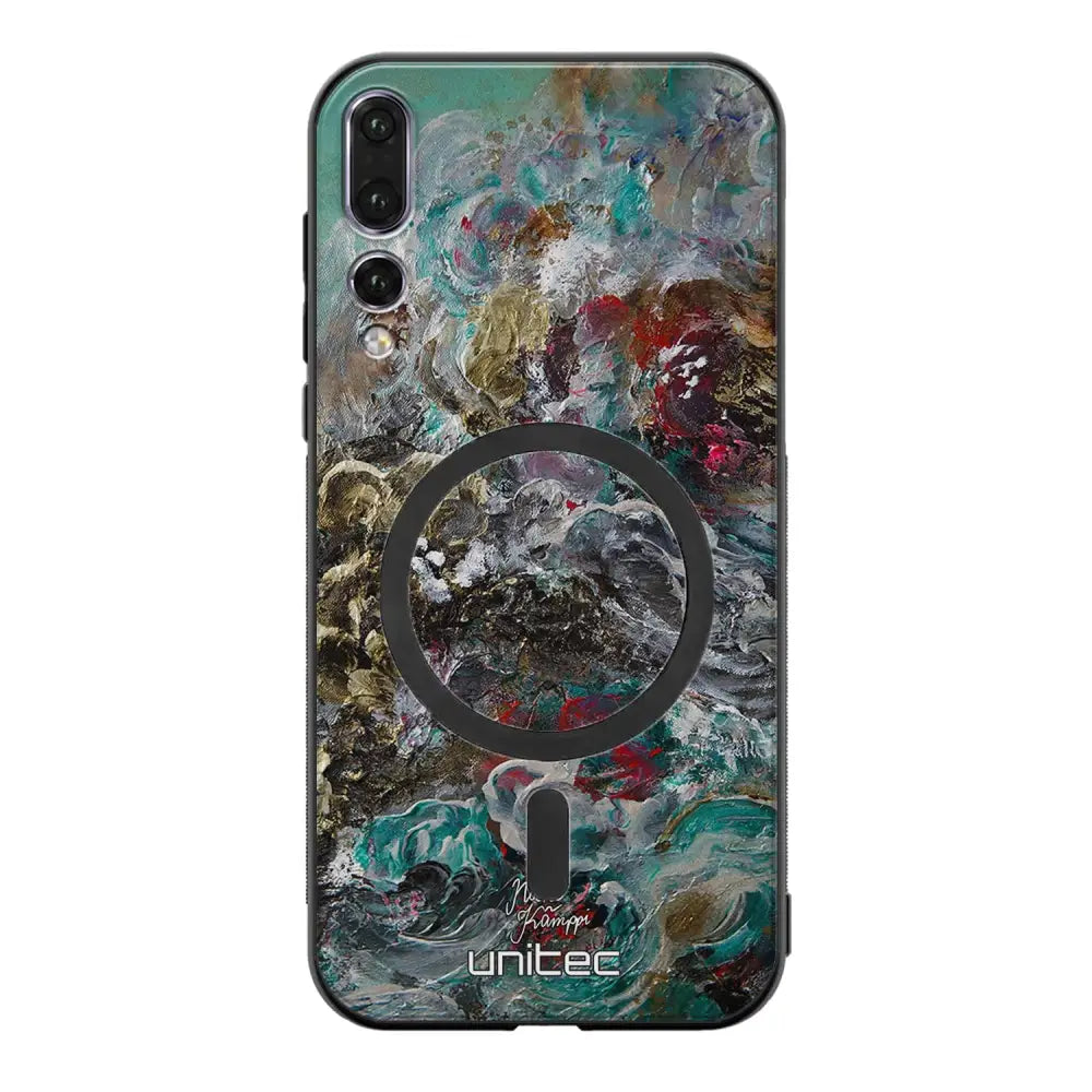 Huawei P20 Pro modern art suojakuoret - Heart Knows - Noora Kämppi