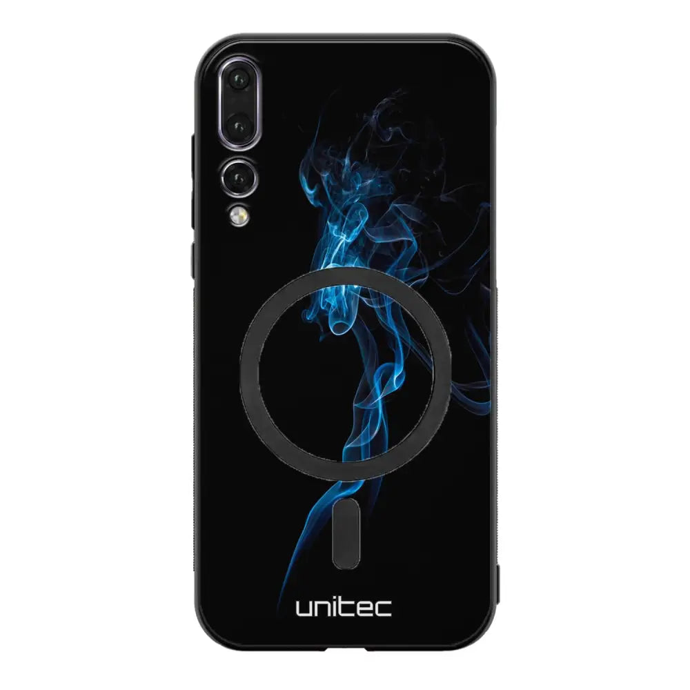 Huawei P20 Pro suojakuoret - Blue Smoke On Black