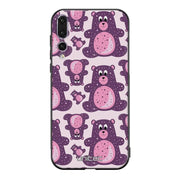 Huawei P20 Pro suojakuoret - Purple Teddy Bear - Ei