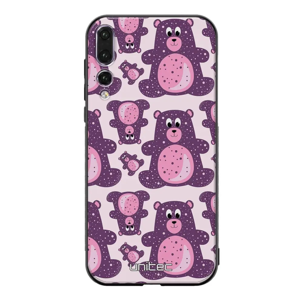Huawei P20 Pro suojakuoret - Purple Teddy Bear - Ei