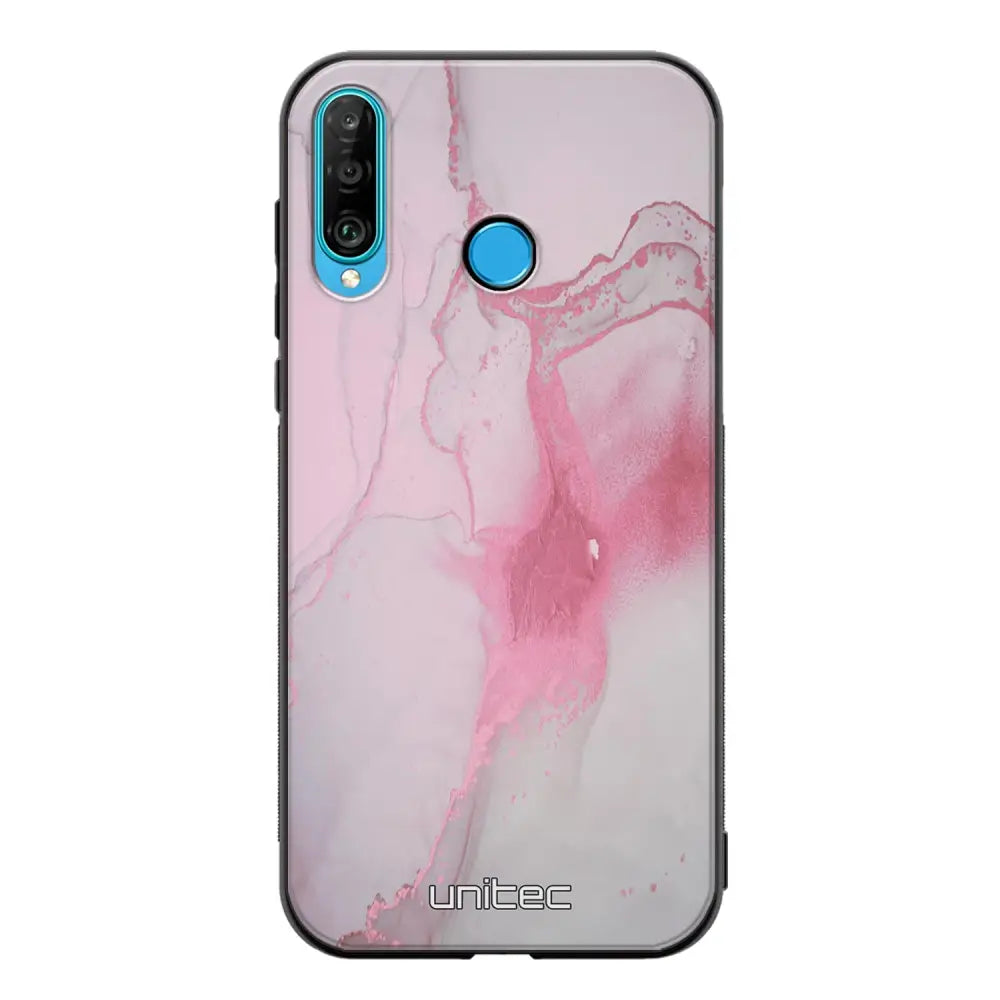 Huawei P30 Lite marmori suojakuoret - Pink Pok Rie - Ei