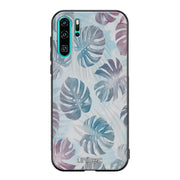 Huawei P30 Pro kukka suojakuoret - Monstera Texture - Ei