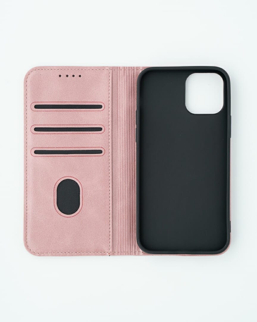 iPhone 12 12 Pro Lompakko Suojakotelo ruusukulta 3