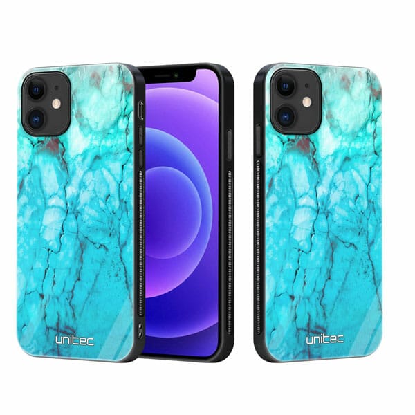 iPhone 12 Mini unitec suojakuori 2 Icy Marble