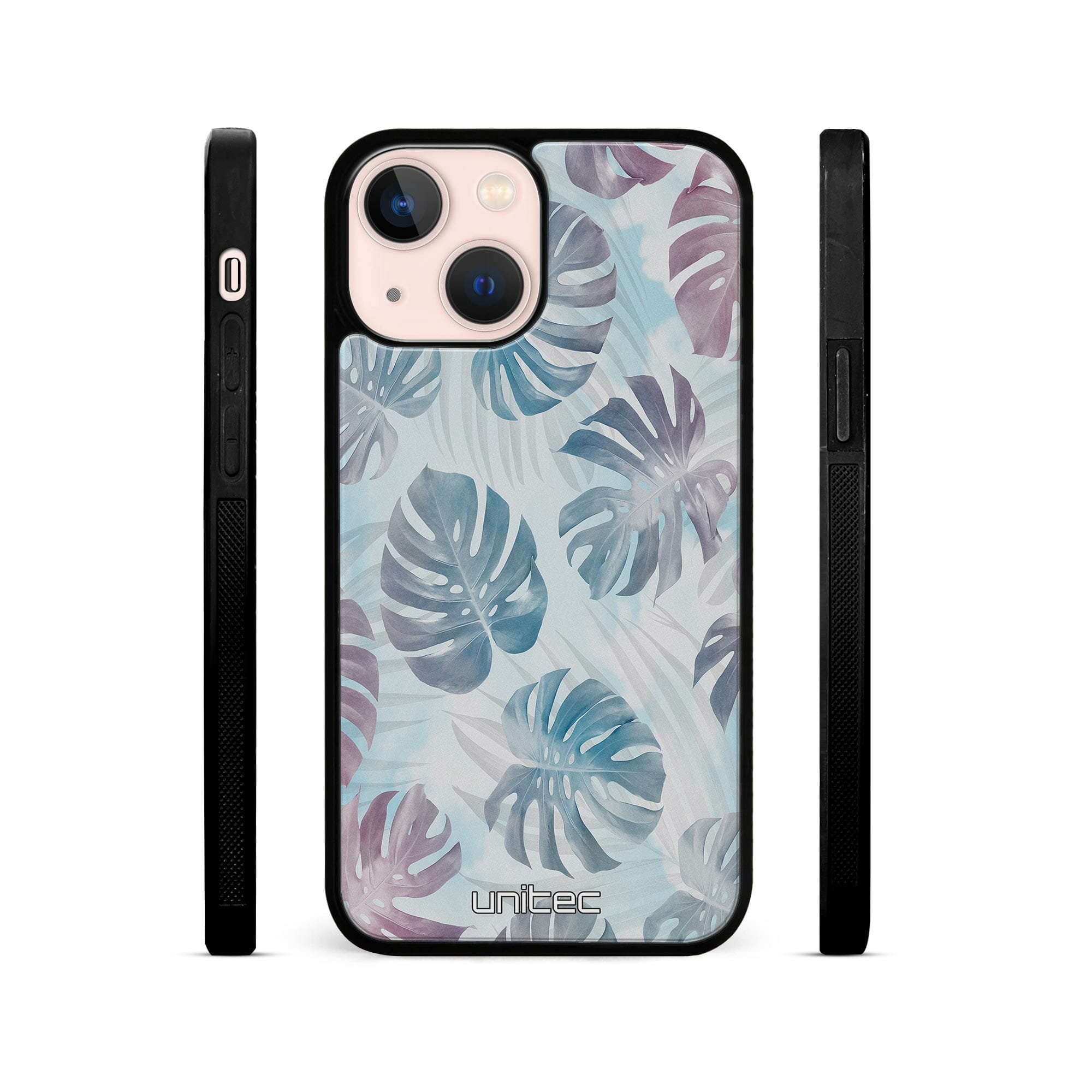 iPhone 13 Mini Suojakuori, Monstera texture