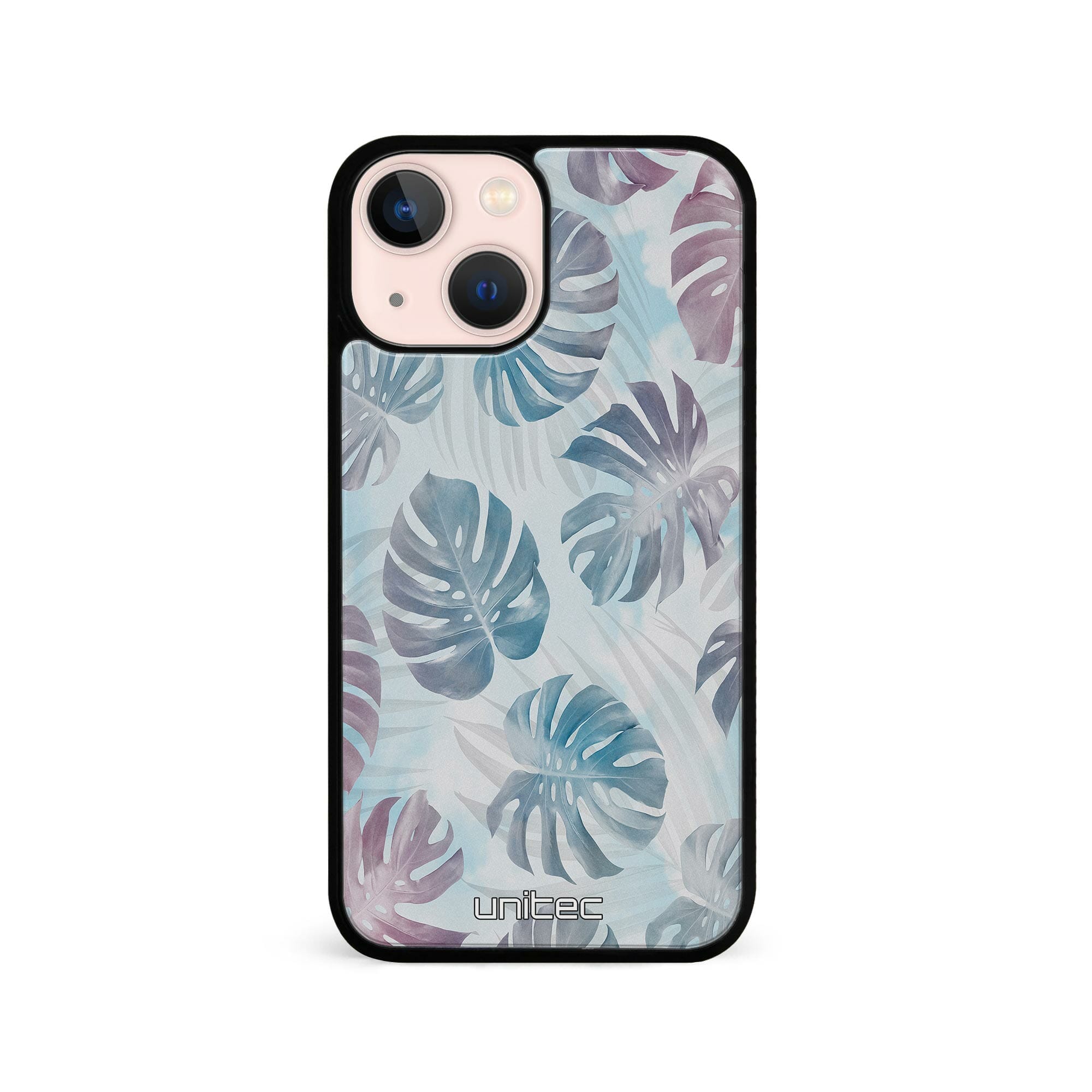 iPhone 13 Mini Suojakuori, Monstera texture