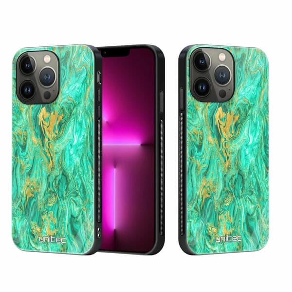 iPhone 13 Pro unitec suojakuori 2 Aqua Mint