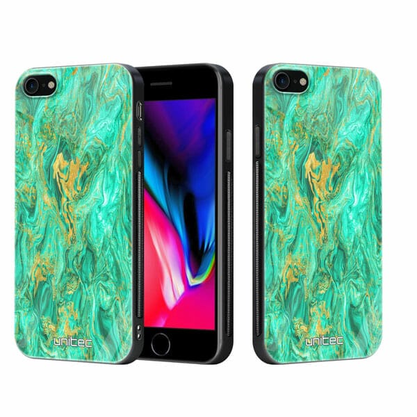 iPhone 7 8 se 2020 se 2022 unitec suojakuori 2 Aqua Mint