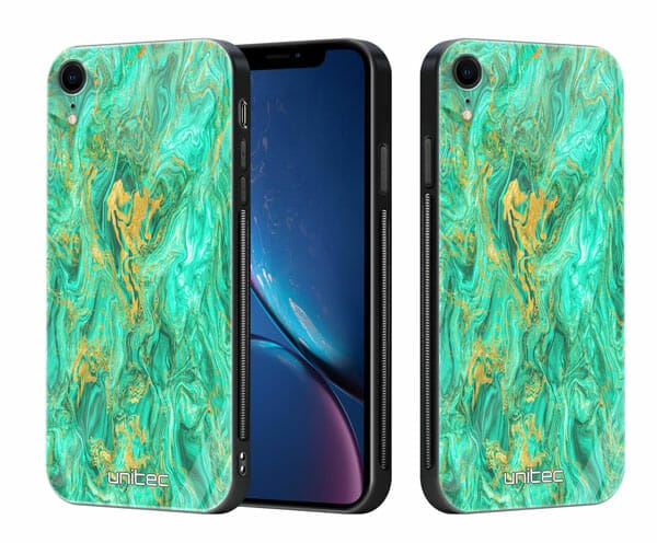 iPhone XR unitec suojakuori 2 Aqua Mint