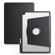 iPad 10.2 (2021/2020/2019) Pyörivä suojakotelo - Musta