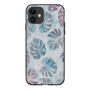 iPhone 11 kukka suojakuoret - Monstera Texture - Ei