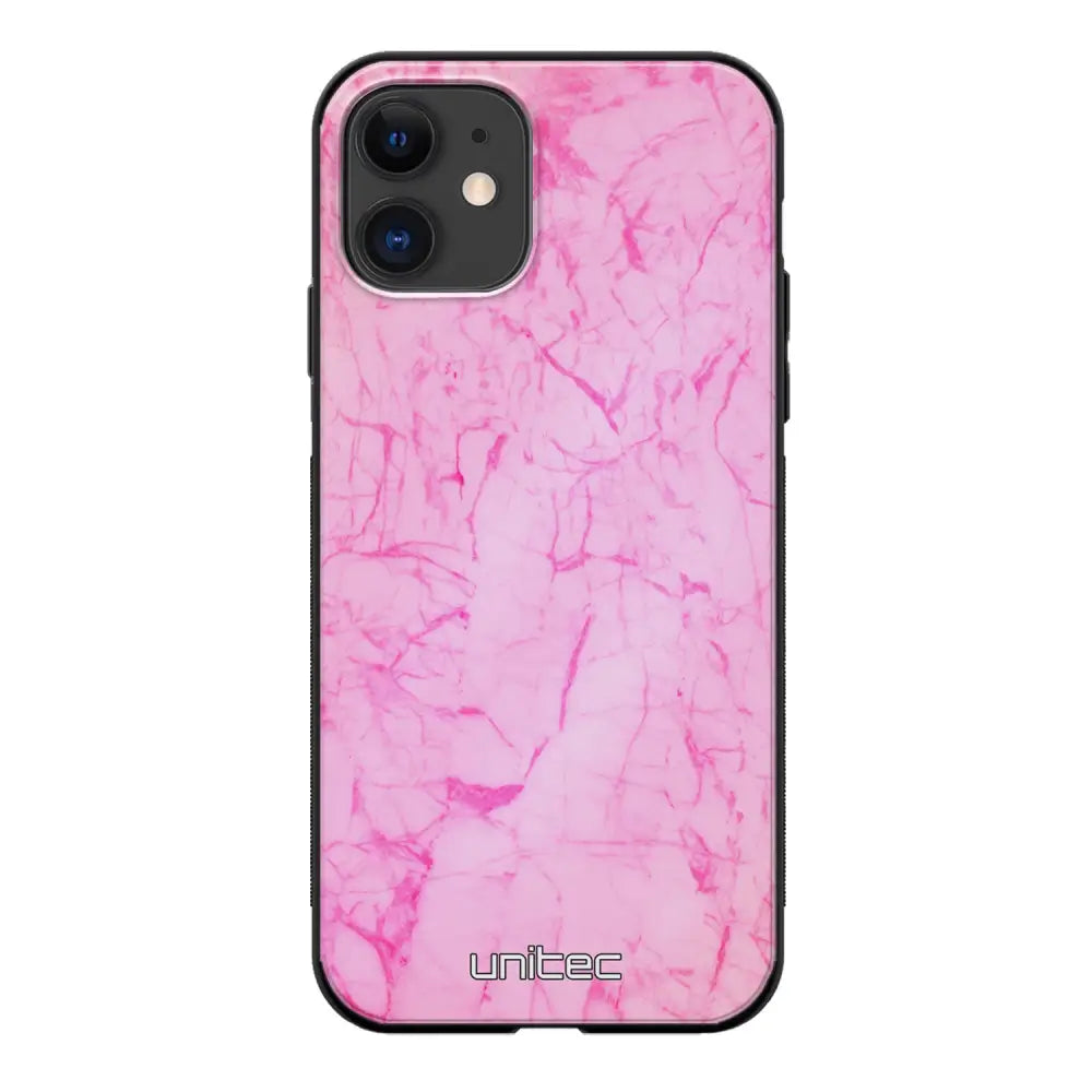 iPhone 11 marmori suojakuoret - Light Pink Marble - Ei