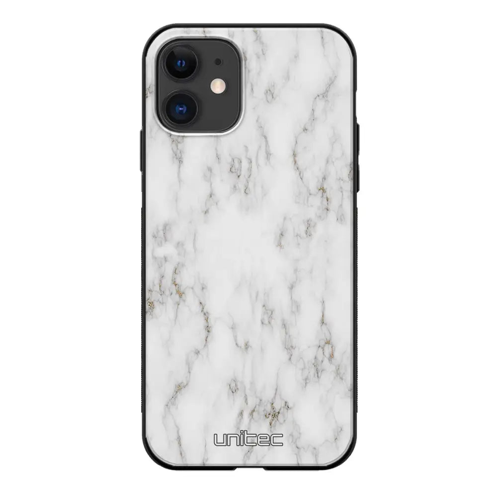 iPhone 11 marmori suojakuoret - White Marble - Ei
