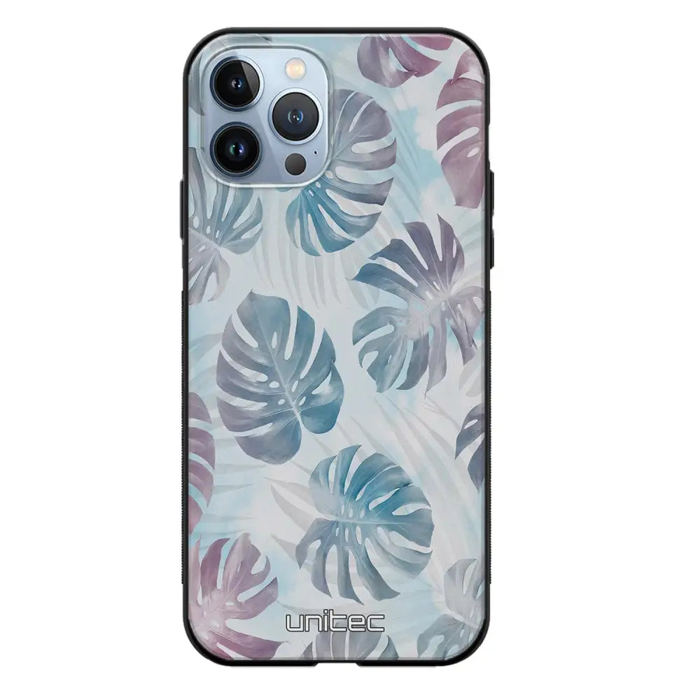 iPhone 11 Pro kukka suojakuoret - Monstera Texture - Ei