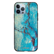 iPhone 11 Pro marmori suojakuoret - Turquoise Marble - Ei