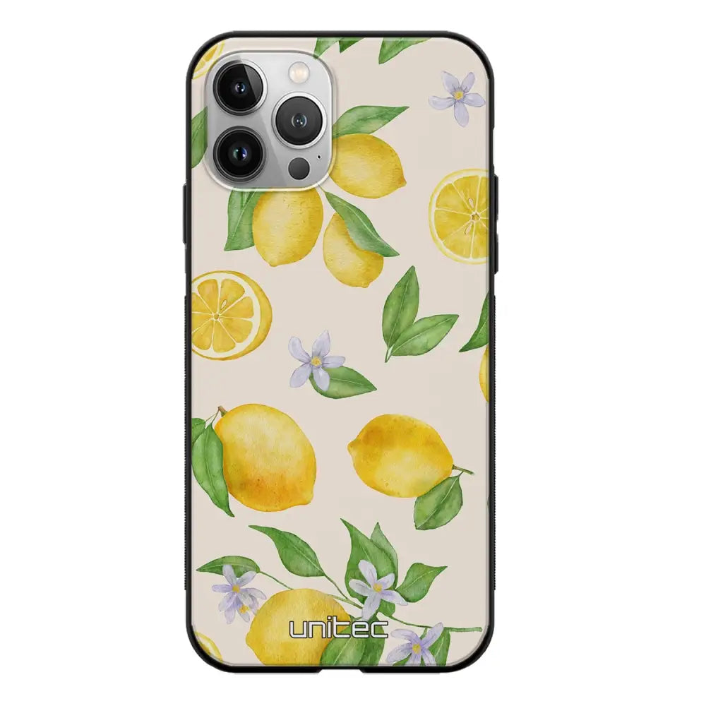 iPhone 11 Pro Max hedelmä suojakuoret - Lemon - Ei