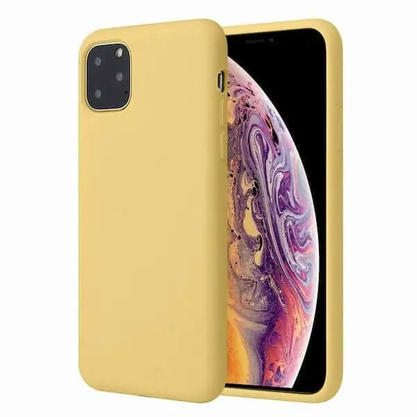 iPhone 11 Pro Max Silikonikuoret Keltainen