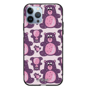 iPhone 11 Pro suojakuoret - Purple Teddy Bear - Ei